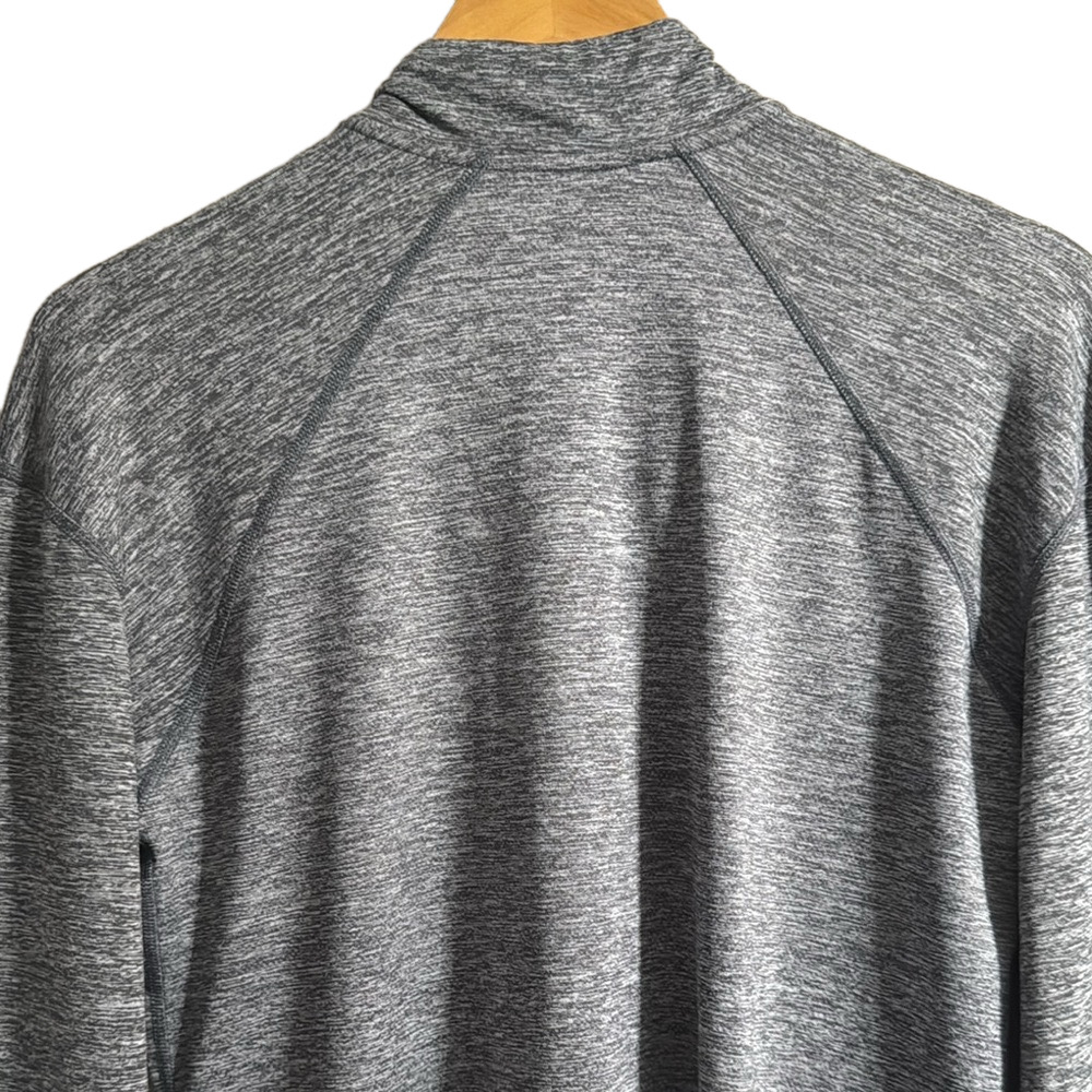 Nike Heathered Gray Long Sleeve Pullover - Picture 5 of 6